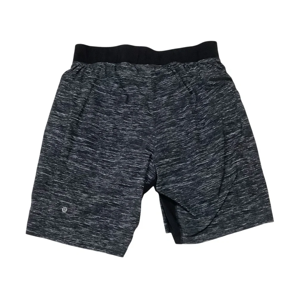 Lululemon Men’s Shorts Lined 9” Size Medium Heathered Black